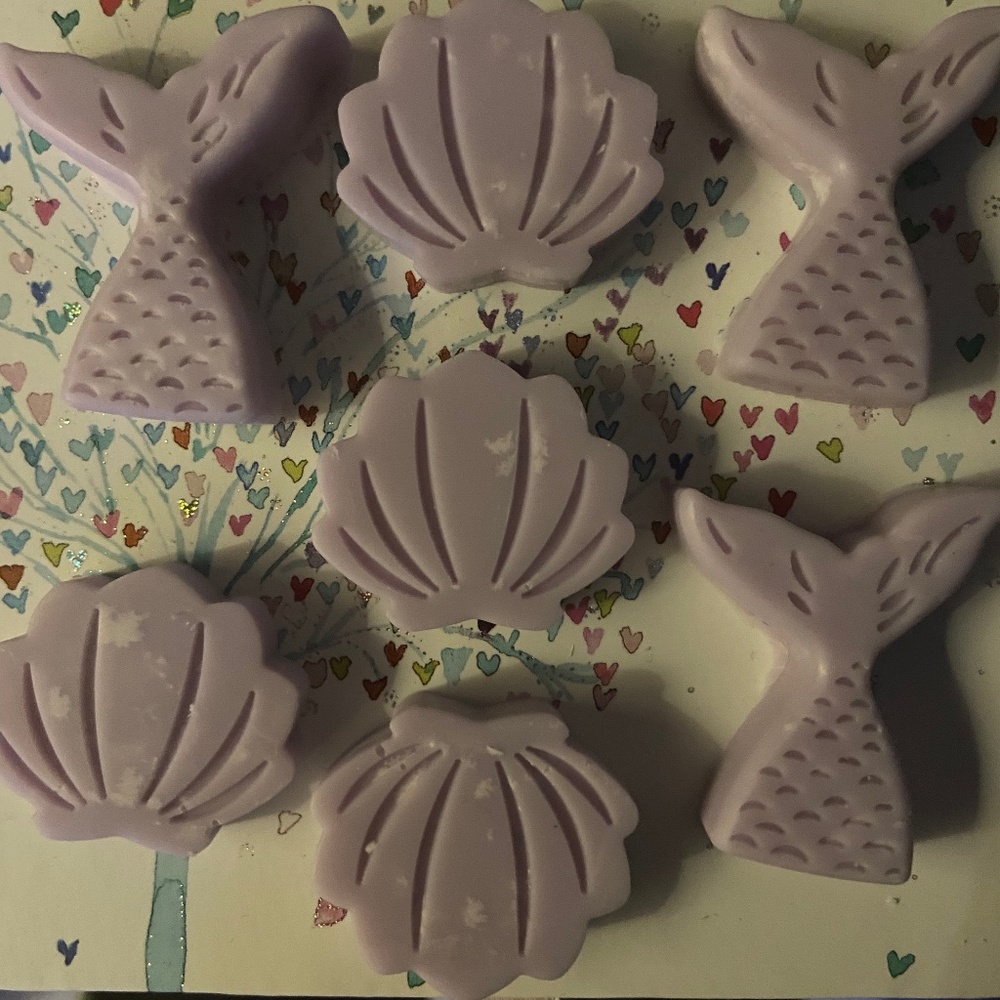 Homemade fragrant wax melts set of 7